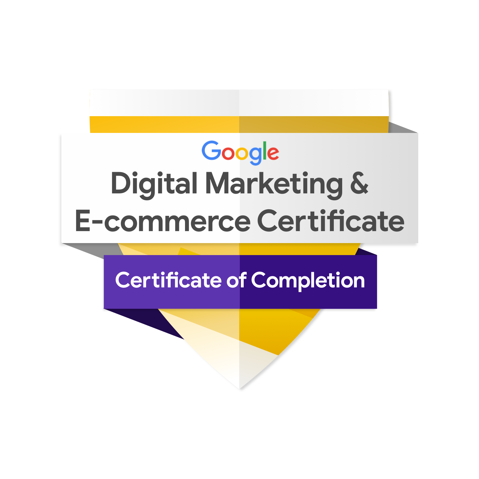 Google Digital Marketing & E-commerce Certificate